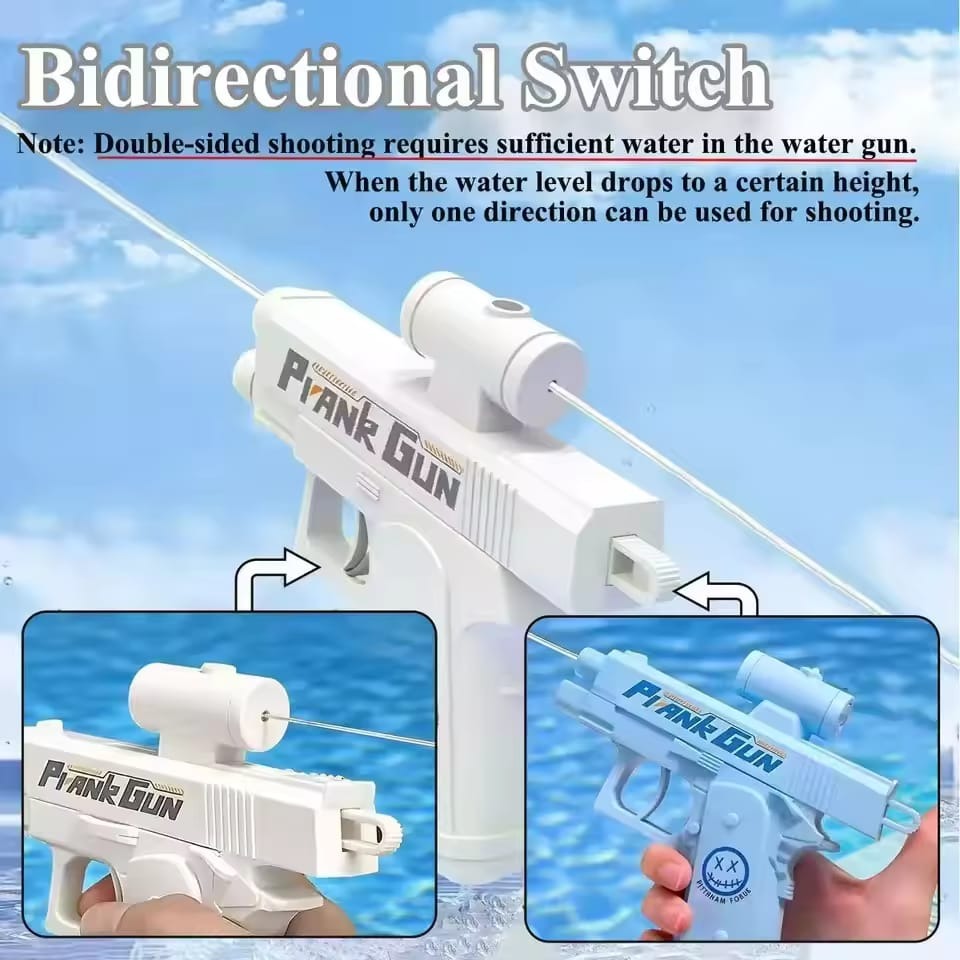 Double-Sided Prank Water Gun Toy – Funny Summer Squirt Pistol Water Toy for Kids, Outdoor Pool & Beach Parties