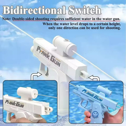 Double-Sided Prank Water Gun Toy – Funny Summer Squirt Pistol Water Toy for Kids, Outdoor Pool & Beach Parties
