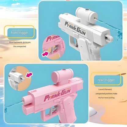 Double-Sided Prank Water Gun Toy – Funny Summer Squirt Pistol Water Toy for Kids, Outdoor Pool & Beach Parties
